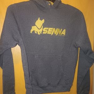 Mens Size Xsmall, Senna Gray Hoodie Sweatshirt